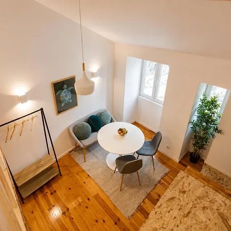 Appartamento Portucale ! Santos Loft Mezzanine Lisbona